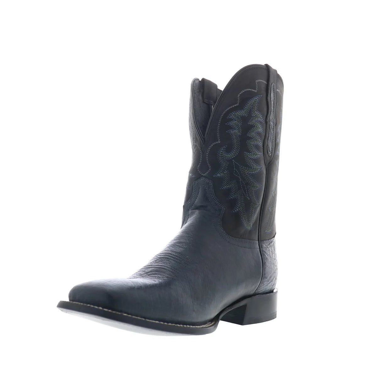 Tony Lama Rancho Smooth Ostrich TL5382 Mens Black Cowboy Western Boots