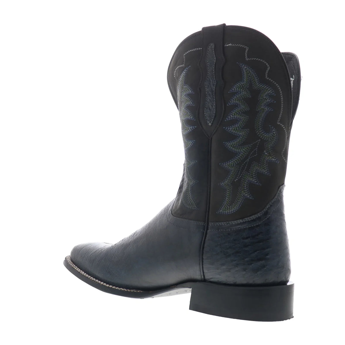 Tony Lama Rancho Smooth Ostrich TL5382 Mens Black Cowboy Western Boots