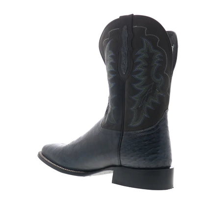 Tony Lama Rancho Smooth Ostrich TL5382 Mens Black Cowboy Western Boots