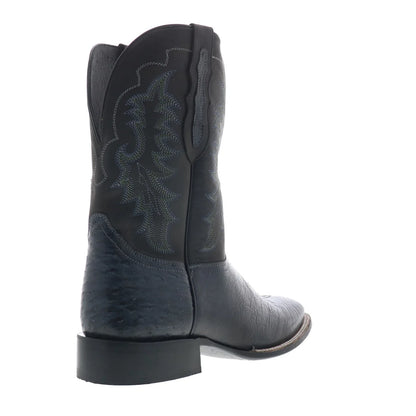 Tony Lama Rancho Smooth Ostrich TL5382 Mens Black Cowboy Western Boots