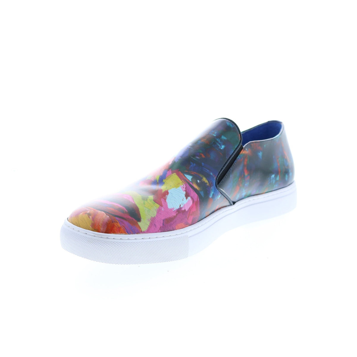 Robert Graham Witchmount RG5544S Mens Blue Leather Lifestyle Sneakers Shoes