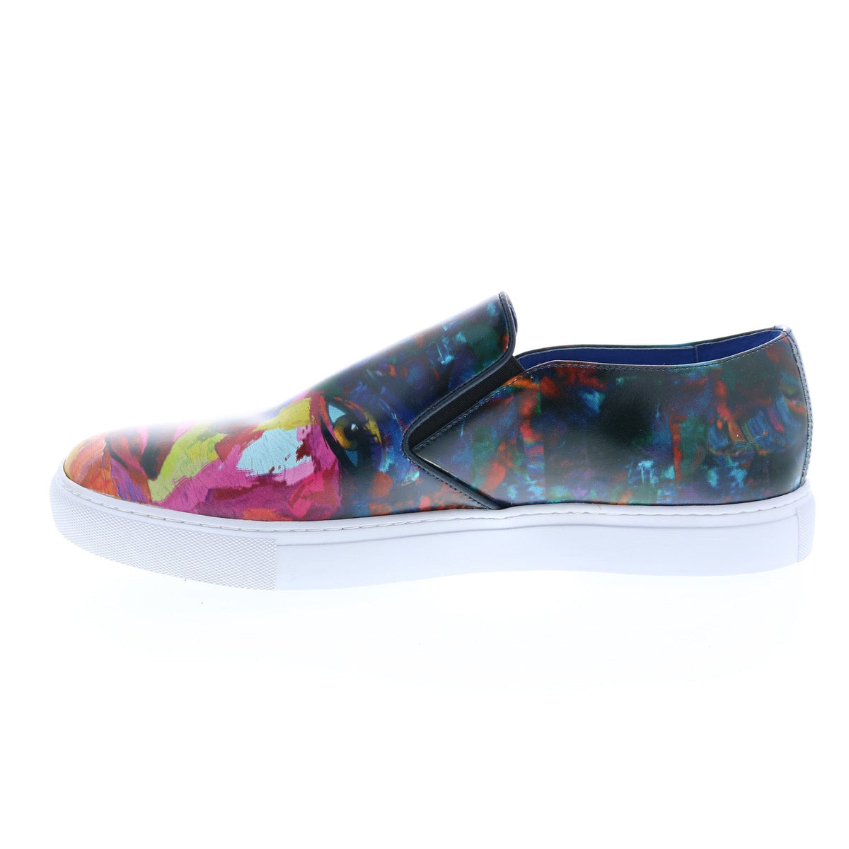 Robert Graham Witchmount RG5544S Mens Blue Leather Lifestyle Sneakers Shoes