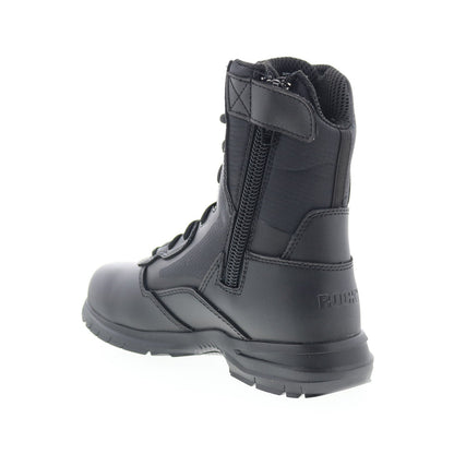 Rocky Cadet 8" Side Zip RKD0102 Mens Black Wide Leather Tactical Boots