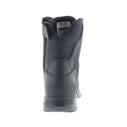 Rocky Cadet 8" Side Zip RKD0102 Mens Black Wide Leather Tactical Boots