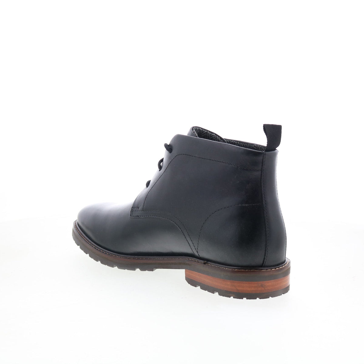 Rockport Caspe RMCASPE Mens Black Wide Leather Lace Up Chukkas Boots