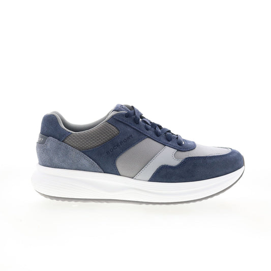 Rockport DMX Corvin RMDMXCORVIN Mens Blue Leather Lifestyle Sneakers Shoes