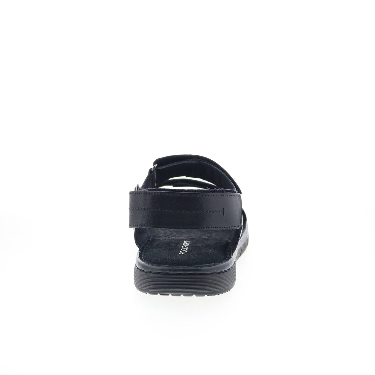 Rockport Jhett RMJHETT Mens Black Leather Strap Sport Sandals Shoes