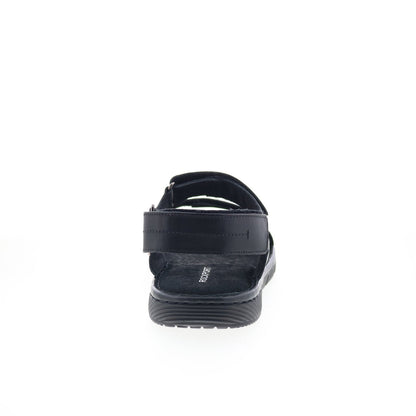 Rockport Jhett RMJHETT Mens Black Leather Strap Sport Sandals Shoes
