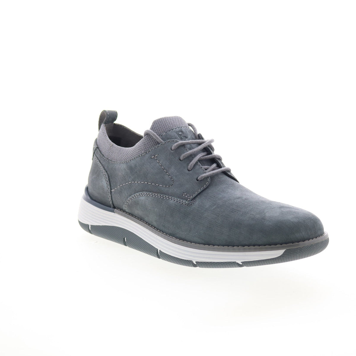 Rockport RM Lukah 2 LUKAH Mens Gray Wide Suede Lifestyle Sneakers Shoes