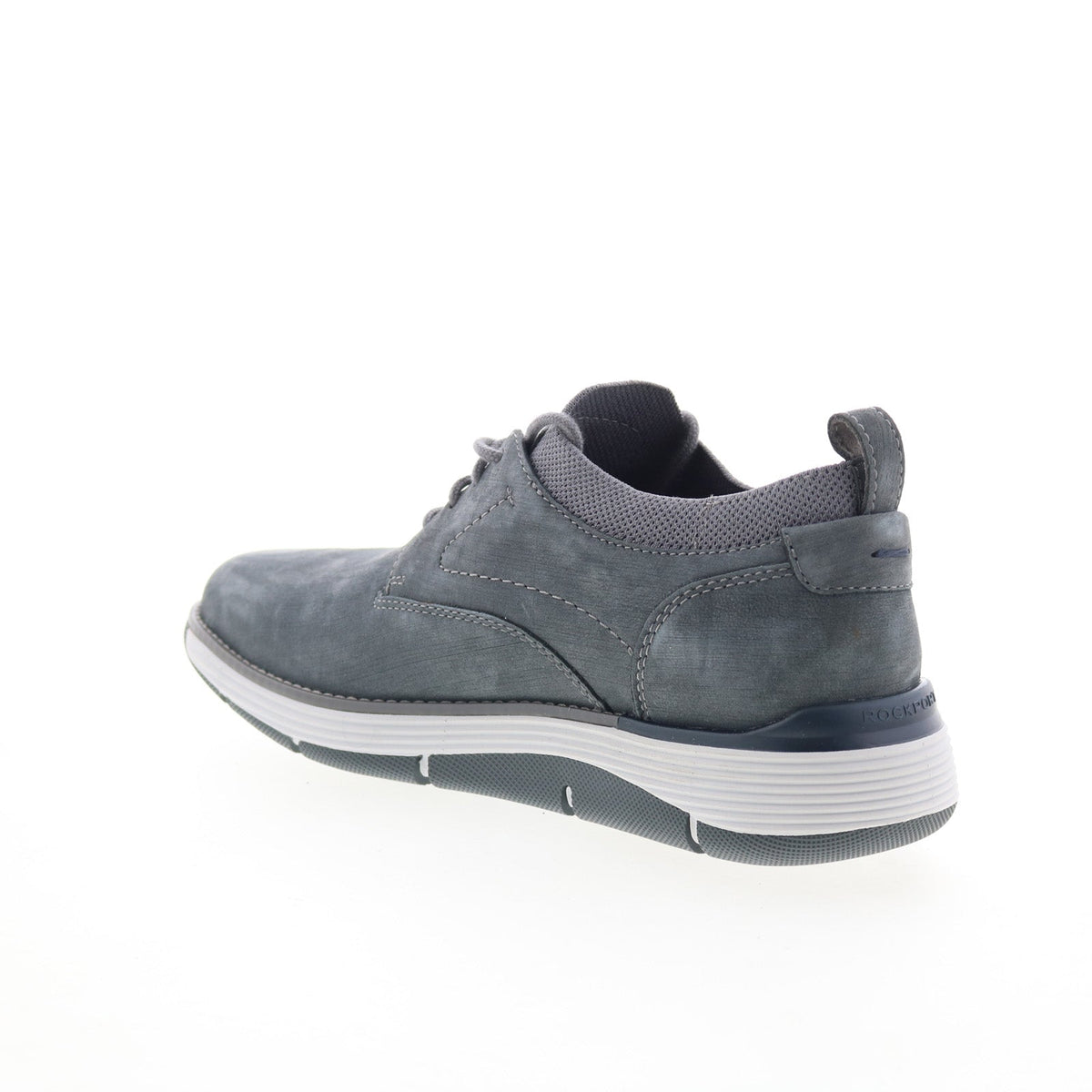 Rockport RM Lukah 2 LUKAH Mens Gray Wide Suede Lifestyle Sneakers Shoes