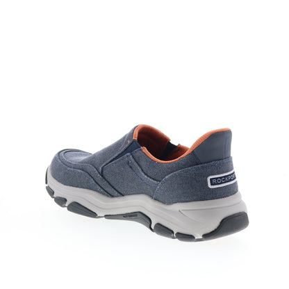 Rockport Reece 2 RMREECE2 Mens Blue Wide Canvas Lifestyle Sneakers Shoes