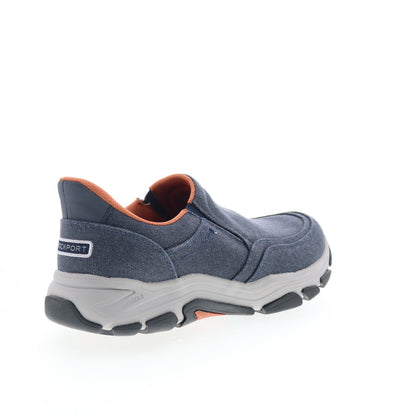 Rockport Reece 2 RMREECE2 Mens Blue Wide Canvas Lifestyle Sneakers Shoes