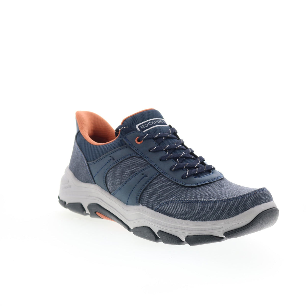 Rockport Rhett 2 RMRHETT2 Mens Blue Wide Canvas Lifestyle Sneakers Shoes