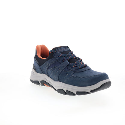 Rockport Rhett RMRHETT Mens Blue Extra Wide Suede Lifestyle Sneakers Shoes