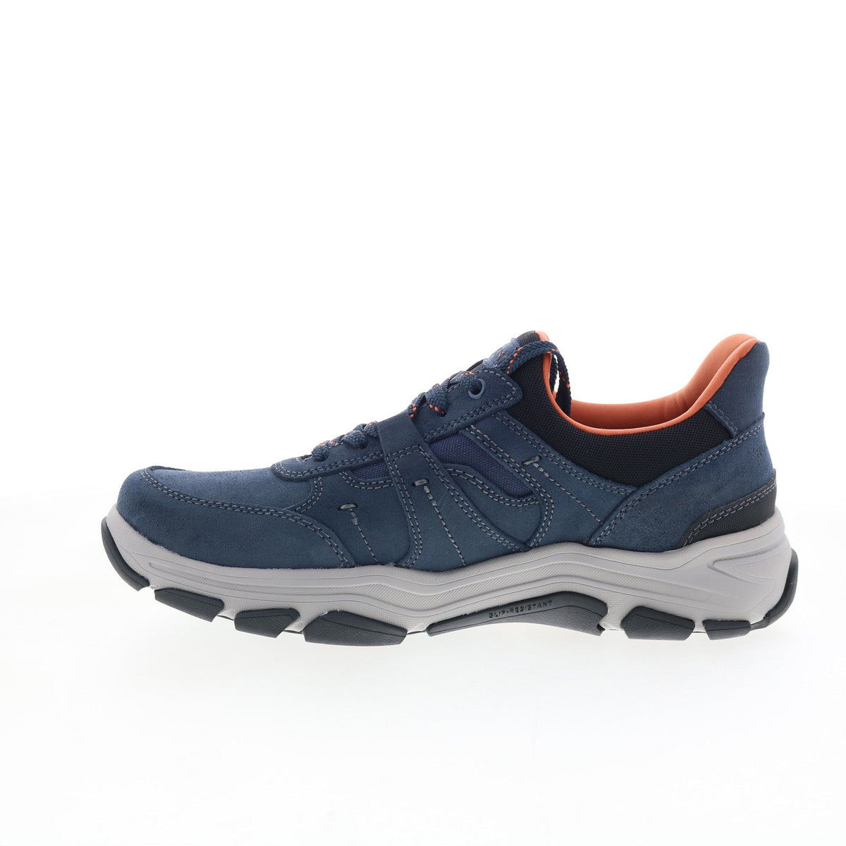 Rockport Rhett RMRHETT Mens Blue Extra Wide Suede Lifestyle Sneakers Shoes