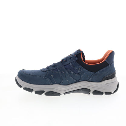 Rockport Rhett RMRHETT Mens Blue Extra Wide Suede Lifestyle Sneakers Shoes