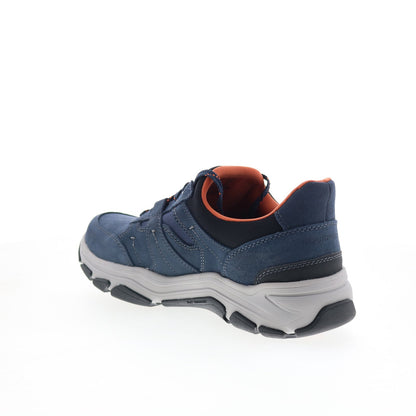 Rockport Rhett RMRHETT Mens Blue Extra Wide Suede Lifestyle Sneakers Shoes