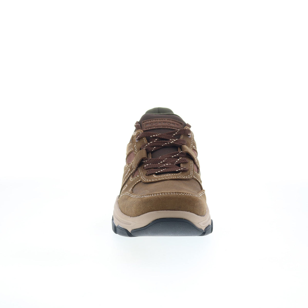 Rockport Rhett RMRHETT Mens Brown Suede Lace Up Lifestyle Sneakers Shoes