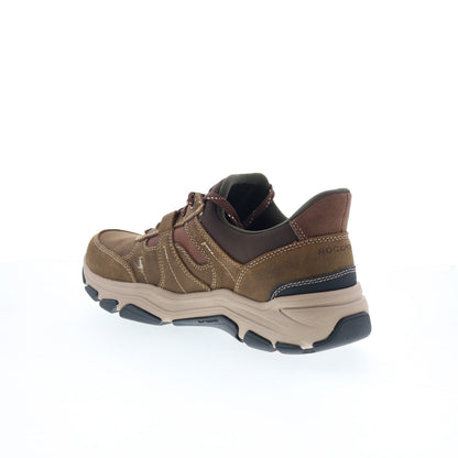 Rockport Rhett RMRHETT Mens Brown Suede Lace Up Lifestyle Sneakers Shoes