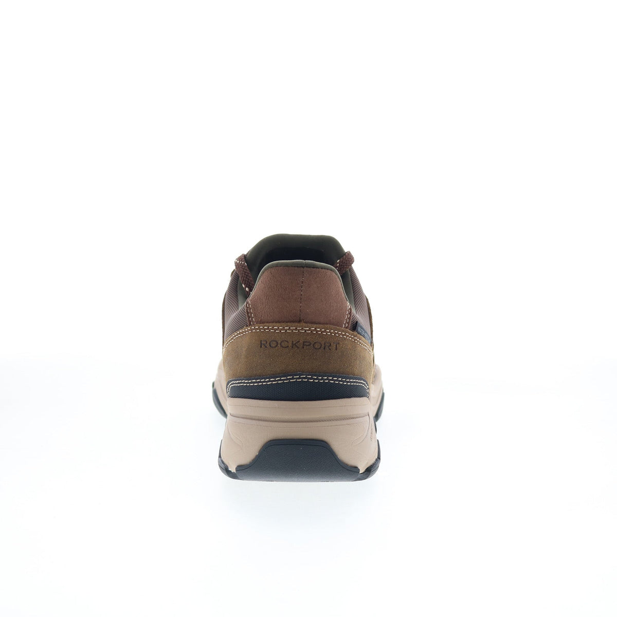 Rockport Rhett RMRHETT Mens Brown Suede Lace Up Lifestyle Sneakers Shoes