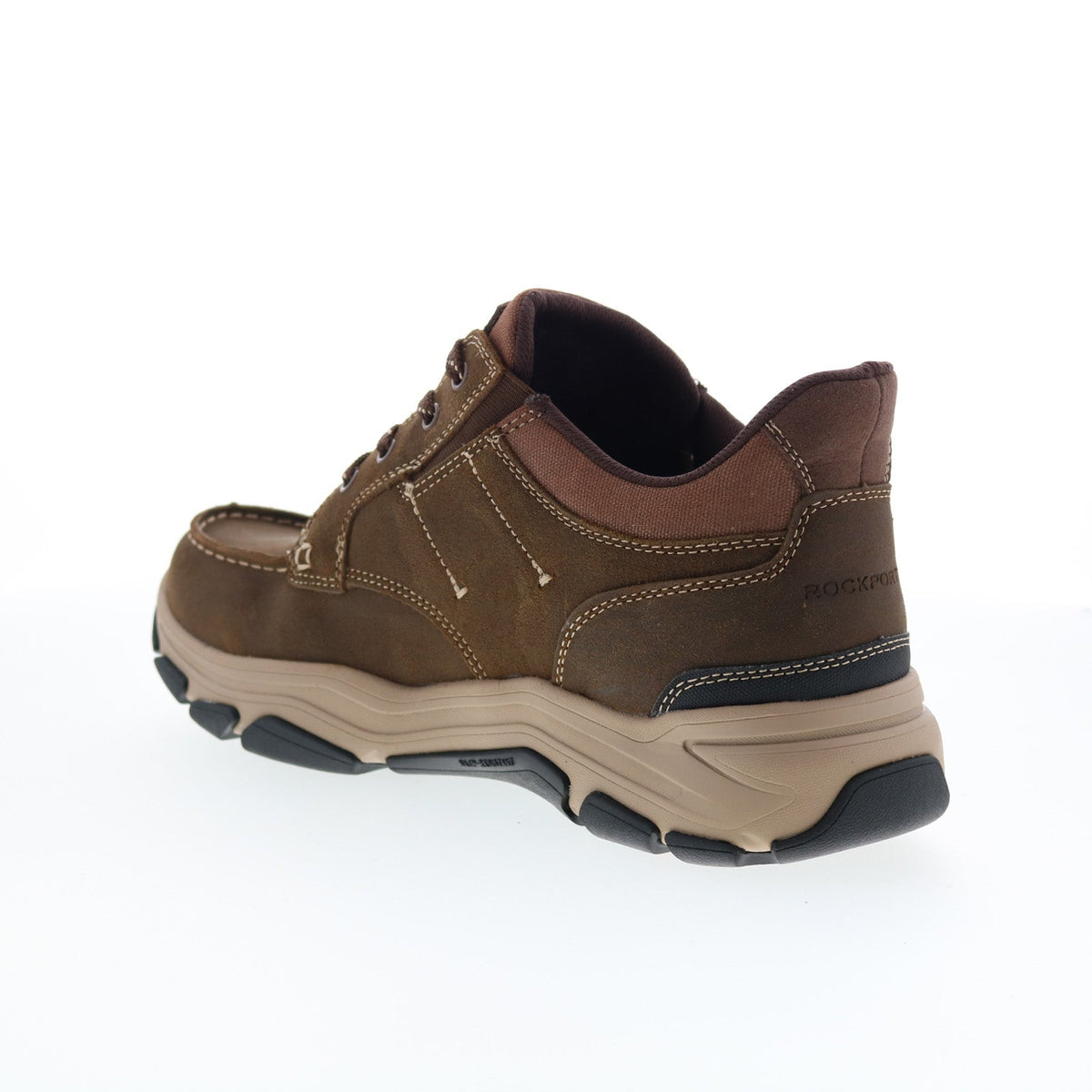 Rockport Ronan RMRONAN Mens Brown Wide Leather Lifestyle Sneakers Shoes