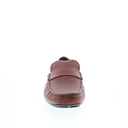 Rockport Tayo RMTAYO Mens Brown Leather Loafers & Slip Ons Moccasin Shoes