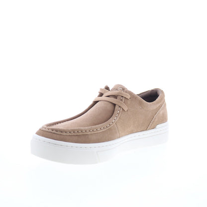 Rockport Terell RMTERELL Mens Brown Wide Suede Lifestyle Sneakers Shoes