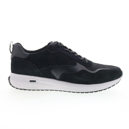 Rockport Total Motion Tilman Mens Black Leather Lifestyle Sneakers Shoes