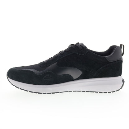 Rockport Total Motion Tilman Mens Black Leather Lifestyle Sneakers Shoes