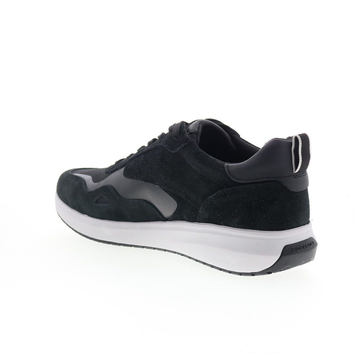 Rockport Total Motion Tilman Mens Black Leather Lifestyle Sneakers Shoes