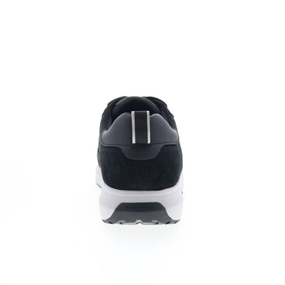 Rockport Total Motion Tilman Mens Black Leather Lifestyle Sneakers Shoes