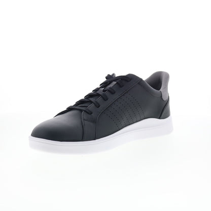 Rockport Tristen Step Activated Lace Up Mens Black Wide Sneakers Shoes