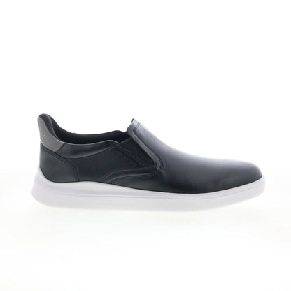 Rockport Tristens RMTRISTENS Mens Black Leather Lifestyle Sneakers Shoes