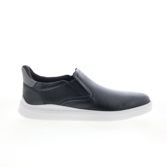 Rockport Tristens RMTRISTENS Mens Black Leather Lifestyle Sneakers Shoes