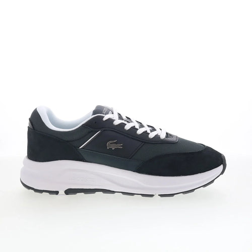 Lacoste Run Set CGR 1261 SMA Mens Gray Suede Lifestyle Sneakers Shoes