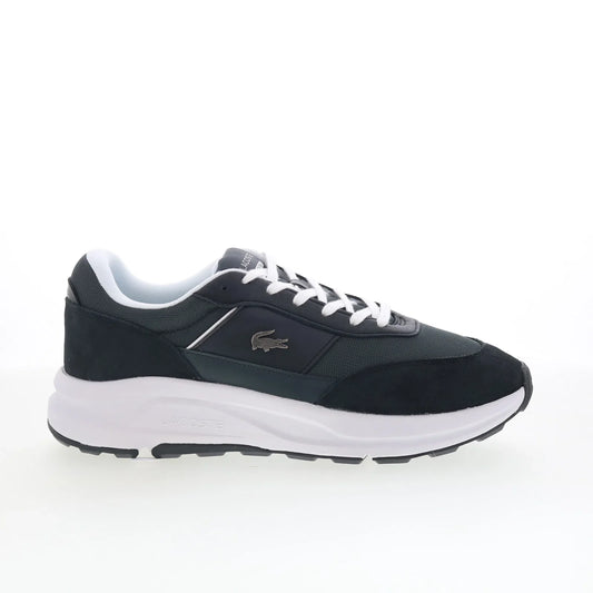 Lacoste Run Set CGR 1261 SMA Mens Gray Suede Lifestyle Sneakers Shoes