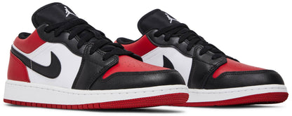 Nike Grade School Womens Air Jordan 1 Low Sneakers - 'Bred'