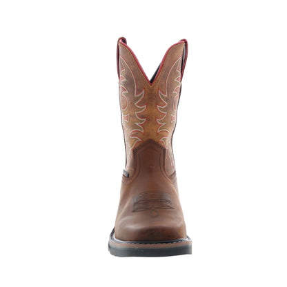 Justin Boots Driller 11" Waterproof EH Mens Brown Work & Safety Boots