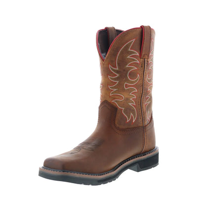 Justin Boots Driller 11" Waterproof EH Mens Brown Work & Safety Boots