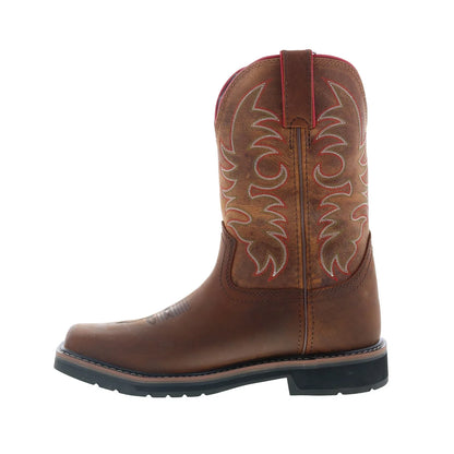 Justin Boots Driller 11" Waterproof EH Mens Brown Work & Safety Boots