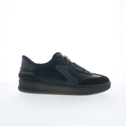 Skechers Slip-ins: Hotshot HI Mens Black Leather Lifestyle Sneakers Shoes