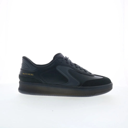 Skechers Slip-ins: Hotshot HI Mens Black Leather Lifestyle Sneakers Shoes