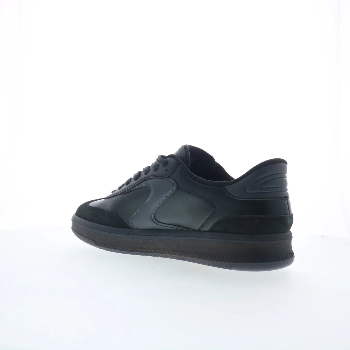 Skechers Slip-ins: Hotshot HI Mens Black Leather Lifestyle Sneakers Shoes