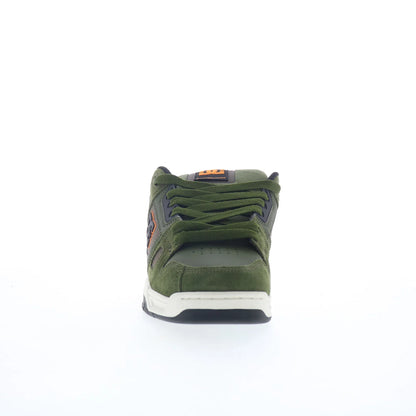 DC Stag DC01813310-OLV Mens Green Suede Skate Inspired Sneakers Shoes