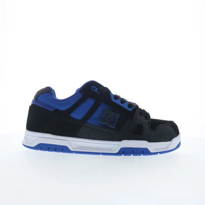 DC Stag DC01813420-BLKBLU Mens Black Nubuck Skate Inspired Sneakers Shoes