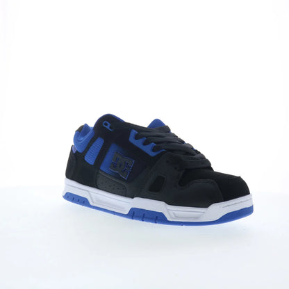 DC Stag DC01813420-BLKBLU Mens Black Nubuck Skate Inspired Sneakers Shoes