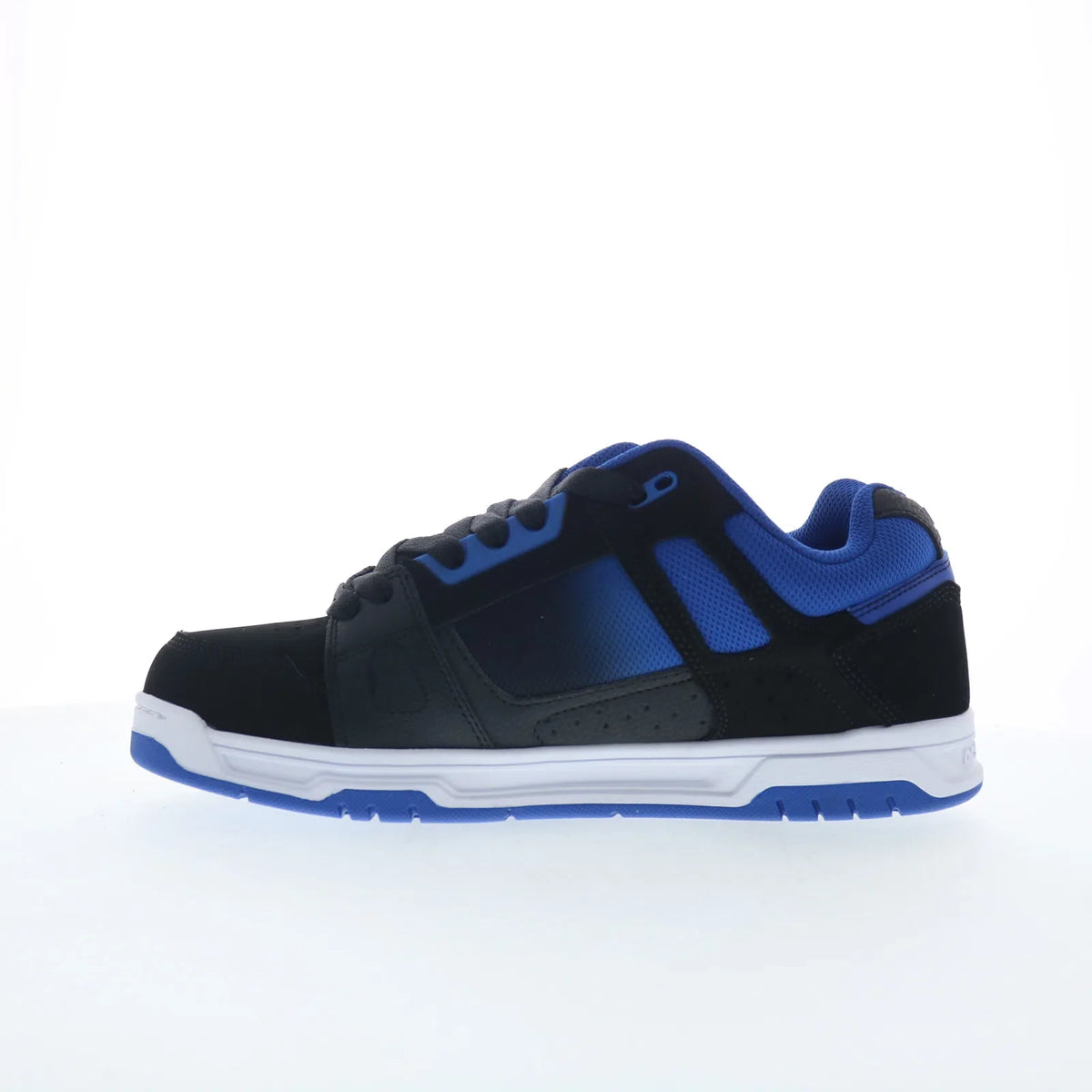 DC Stag DC01813420-BLKBLU Mens Black Nubuck Skate Inspired Sneakers Shoes