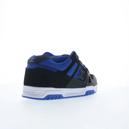 DC Stag DC01813420-BLKBLU Mens Black Nubuck Skate Inspired Sneakers Shoes