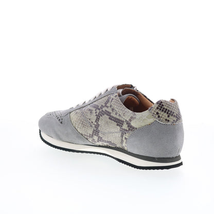 Trotters Infinity T2169-027 Womens Gray Wide Leather Lifestyle Sneakers Shoes