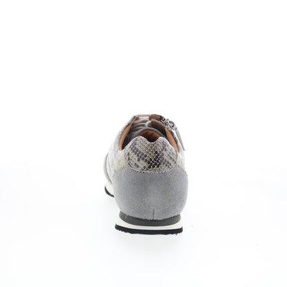 Trotters Infinity T2169-027 Womens Gray Wide Leather Lifestyle Sneakers Shoes